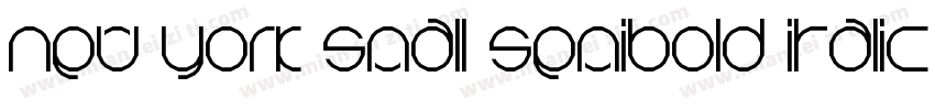 New York Small Semibold Italic字体转换